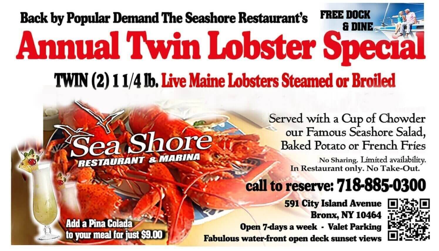 Annual Twin Lobster Special